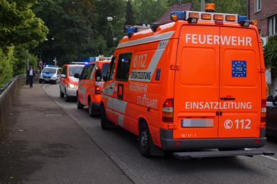 Stuttgart: Brandalarm im Tunnel , Grossalarm der Feuerwehr .